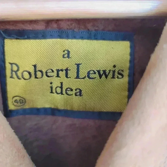 Robert Lewis Tan Suede Ranch Coat Jacket Chore Removable Liner Vest Men's 40 - Picture 4 of 13